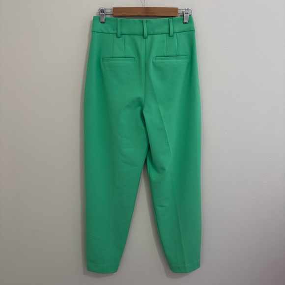 Express Stylist Super High Rise Green Pants - Picture 7 of 8